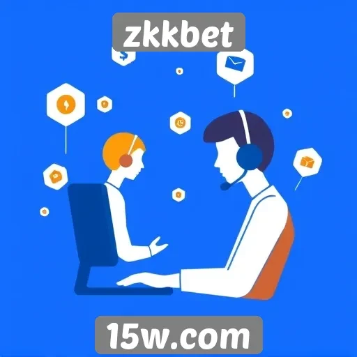 Avaliação do suporte ao cliente no site zkkbet